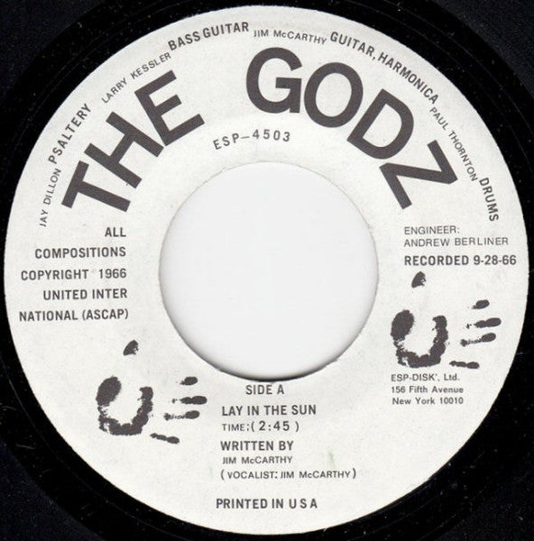 The Godz : Lay In The Sun / I Want A Word With You (7", Mono)